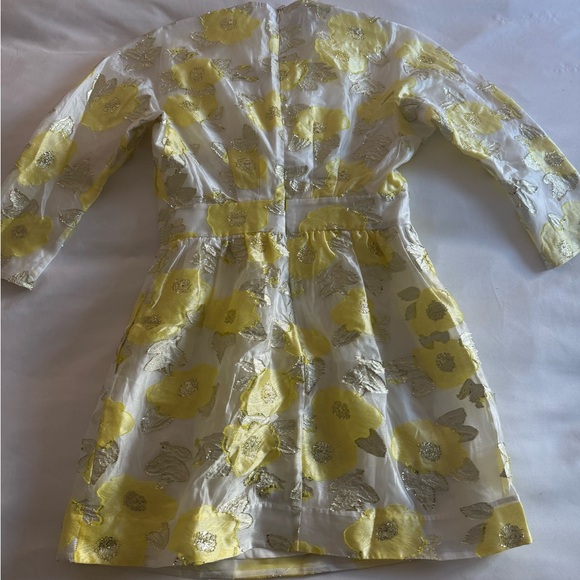 Alysia Dress in Yellow Floating Floral - Picture 6 of 8